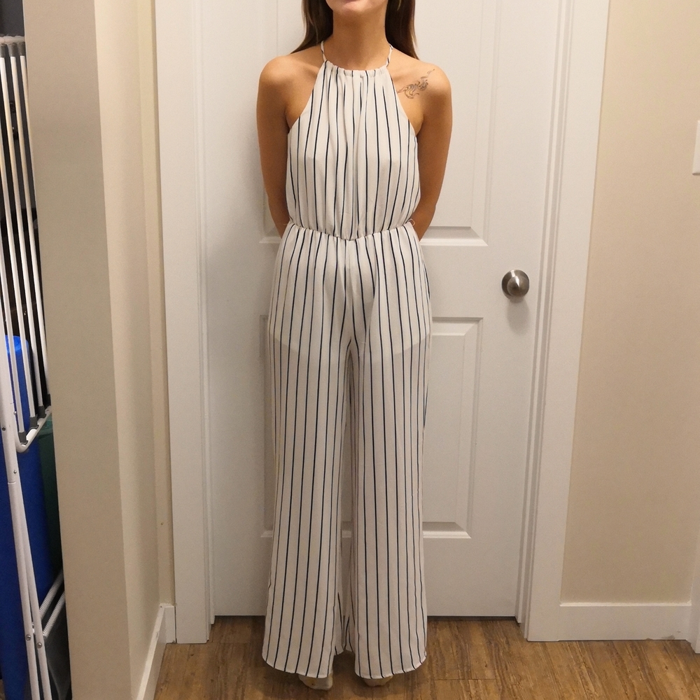 Tie neck Jumpsuit